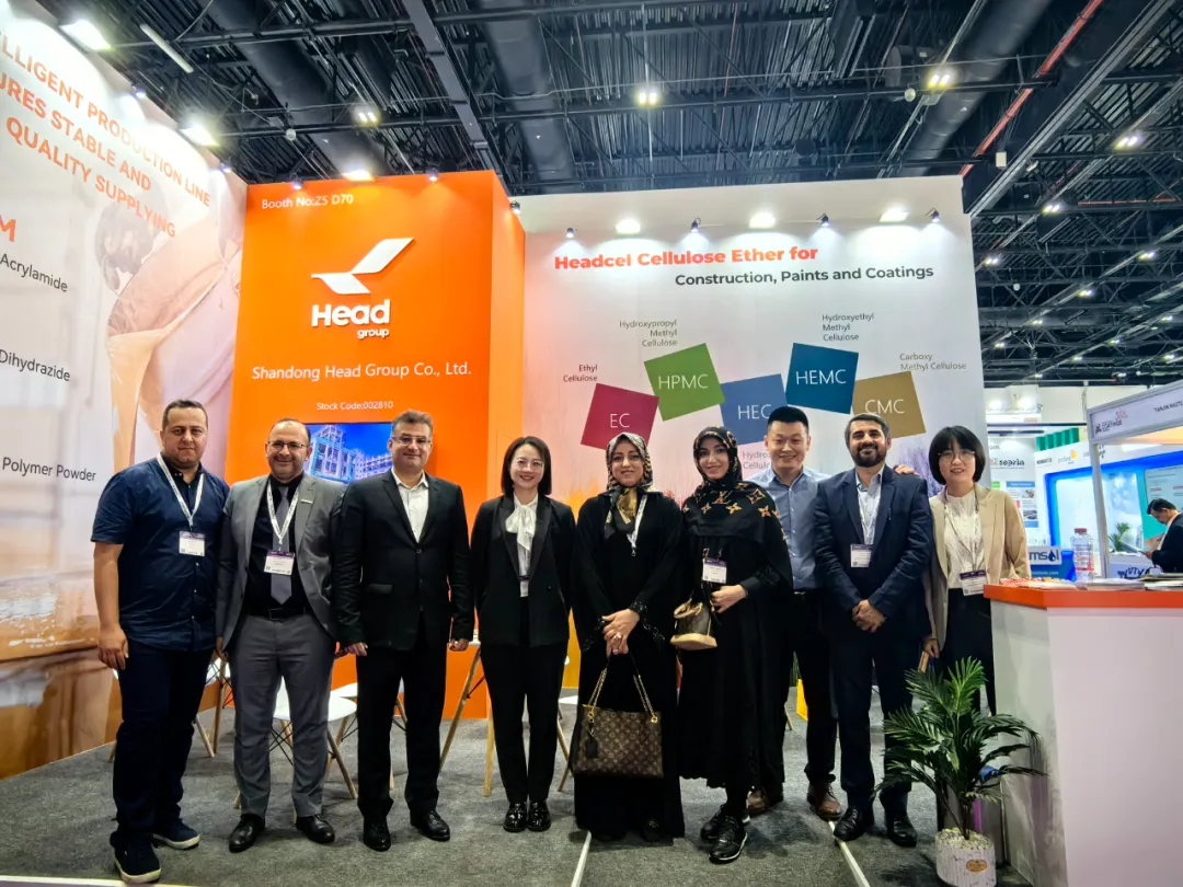 “展”出风采！华亿线上平台(集团)官方网站集团携Headcel纤维素醚实力亮相2024中东涂料展！